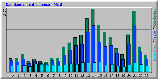 Kasutustunnid Jaanuar 2013